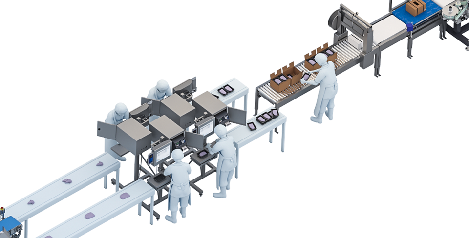 Scanvaegt Multi-Packing Line