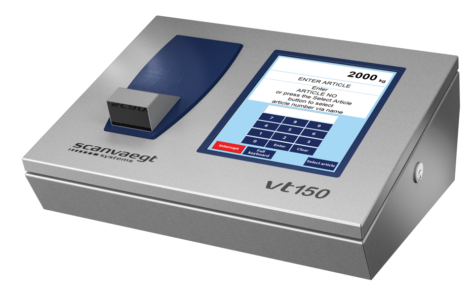 Bilvektsterminal, SCANVAEGT VT150 INDUSTRI-TERMINAL