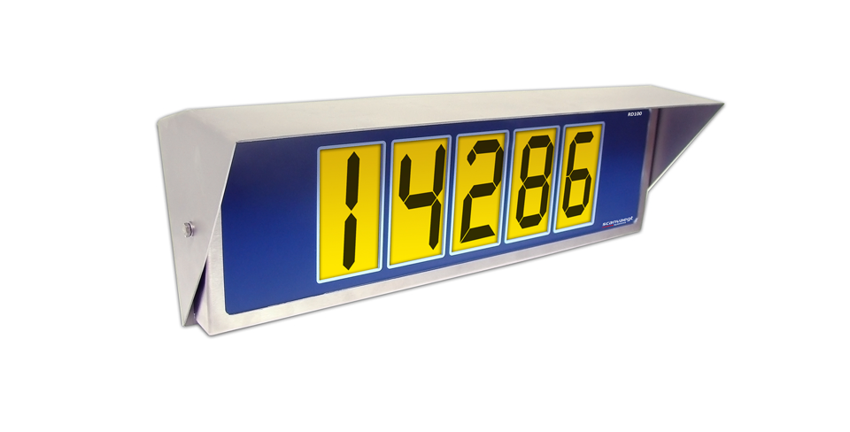 Fordonsvågs-utrustning, SCANVAEGT RD100 STORDISPLAY